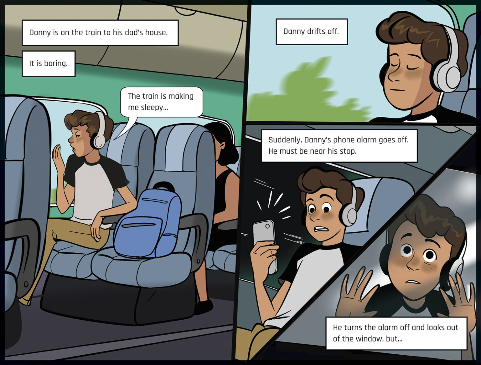 The Shadow Train (Graphic Reluctant Reader) - Laburnum House Educational