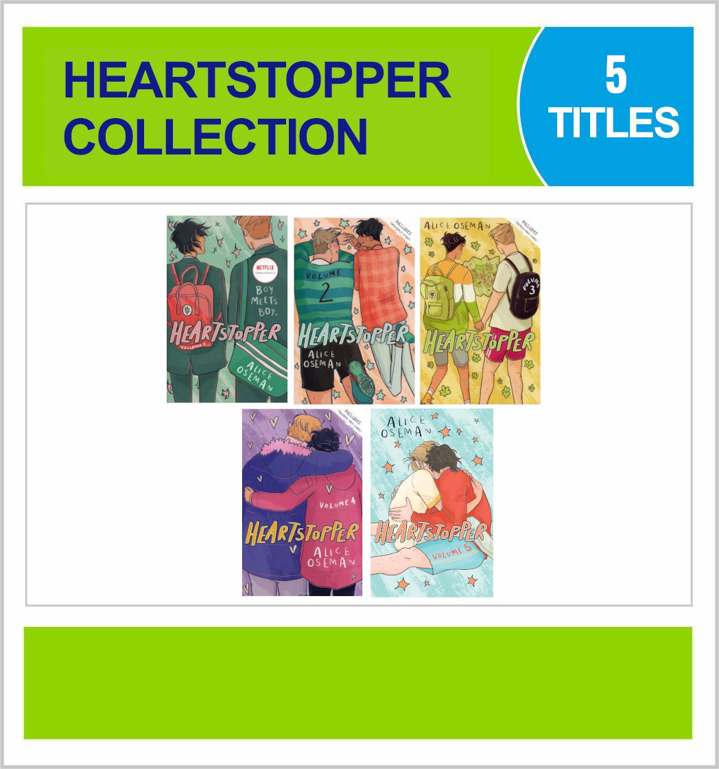 Collection: Heartstopper  5 Books - Laburnum House Educational