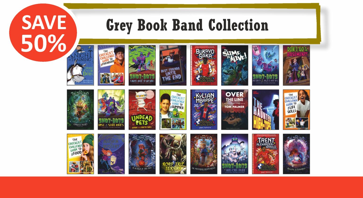 Grey Book Band Collection | 24 Books - Laburnum House Educational