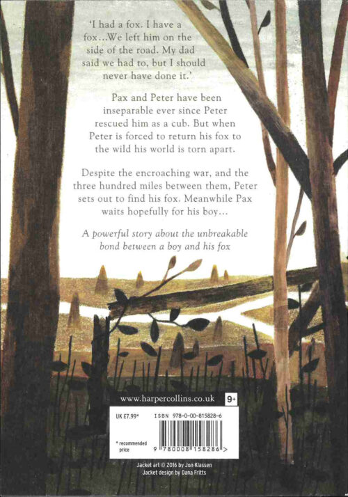 Pax Book Back Cover