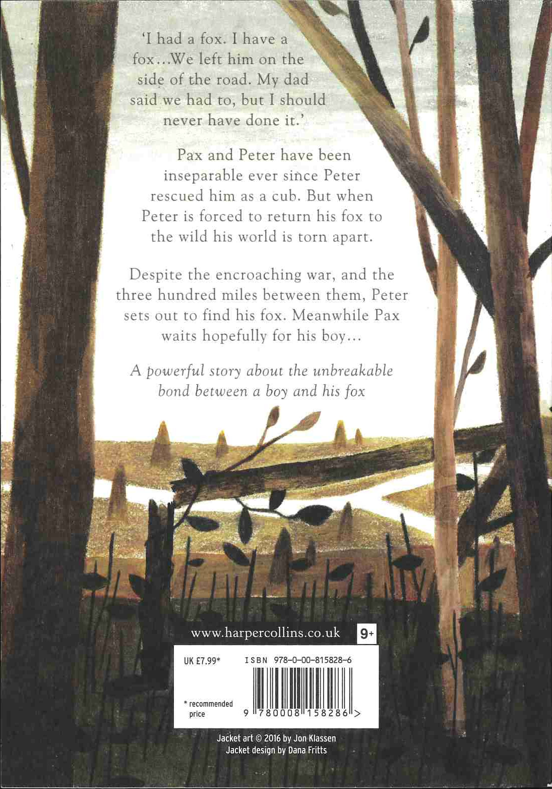 Pax Book Back Cover
