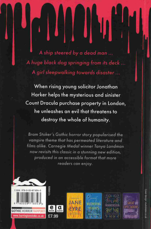 Dracula back cover