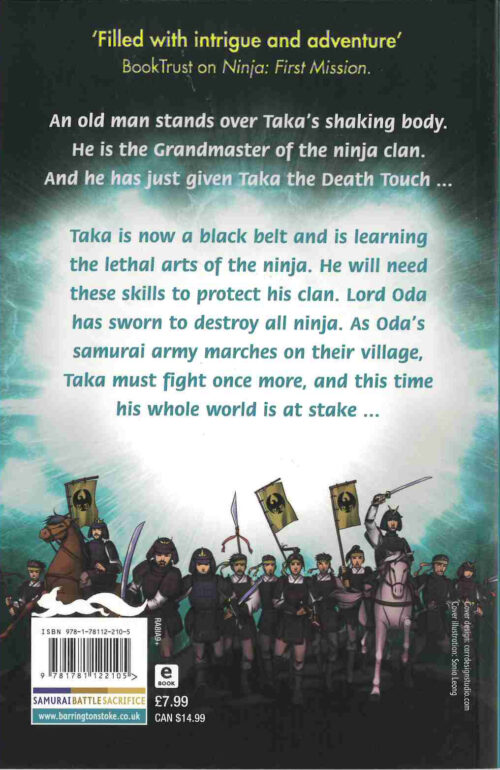 Ninja Death Touch Back Cover
