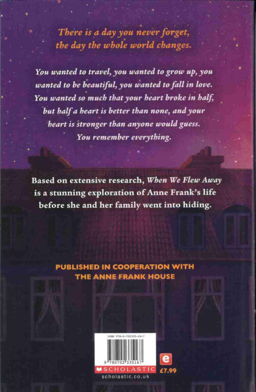 When We Flew Away back cover