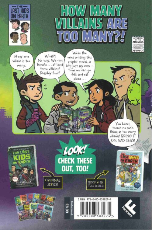 Too Many Villains back cover