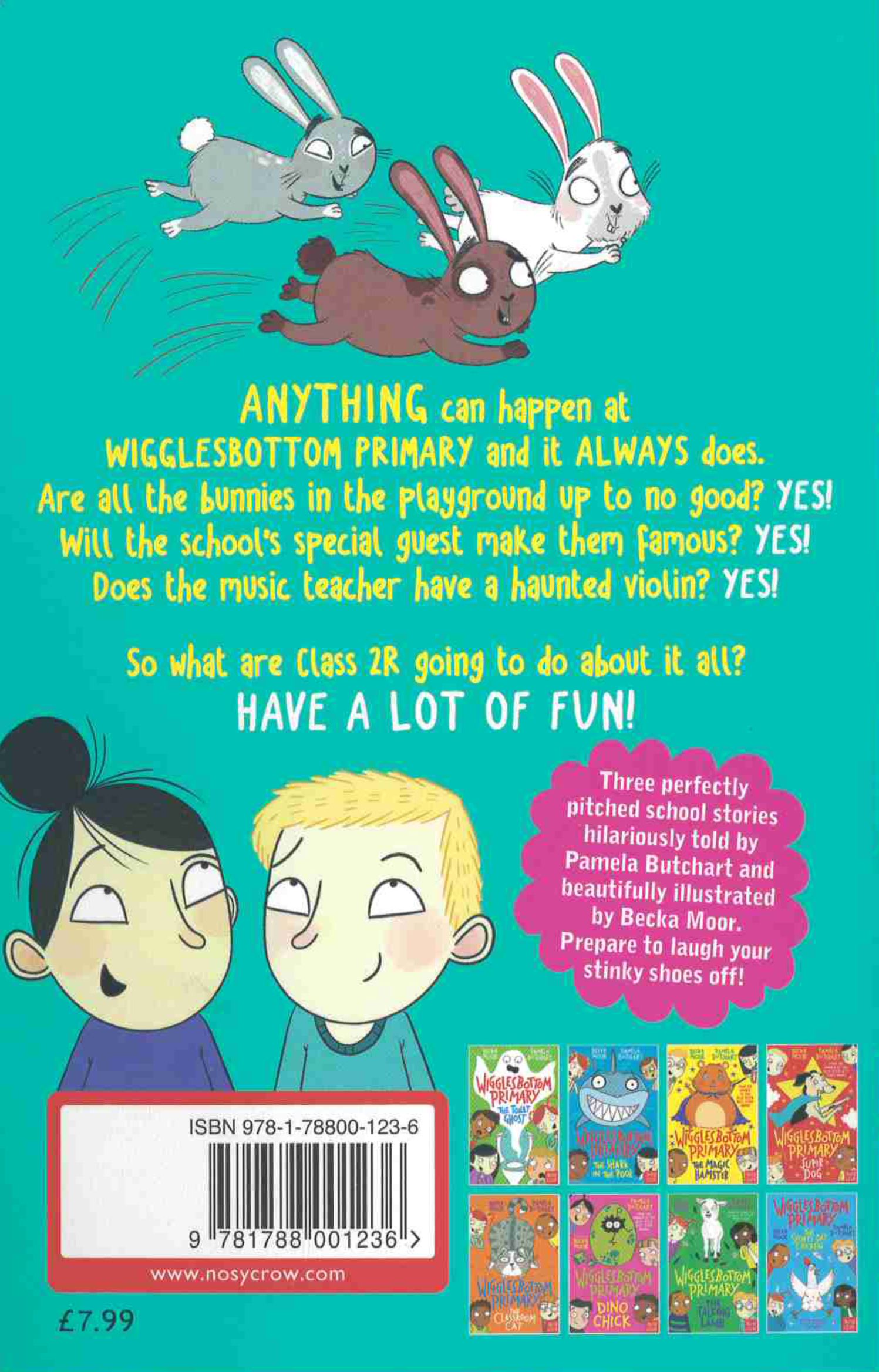 break time bunnies back cover
