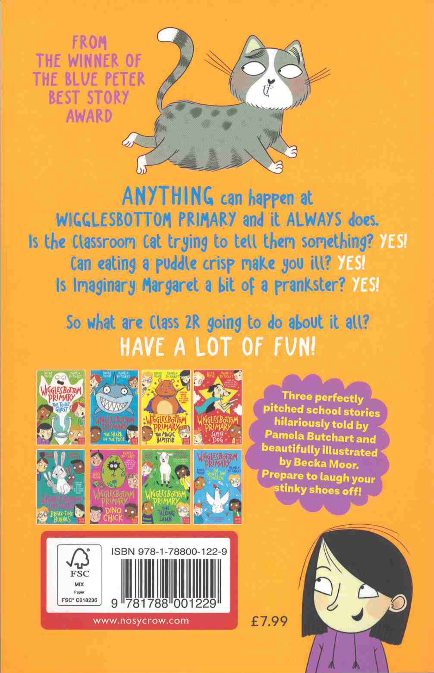 The Classroom Cat back cover