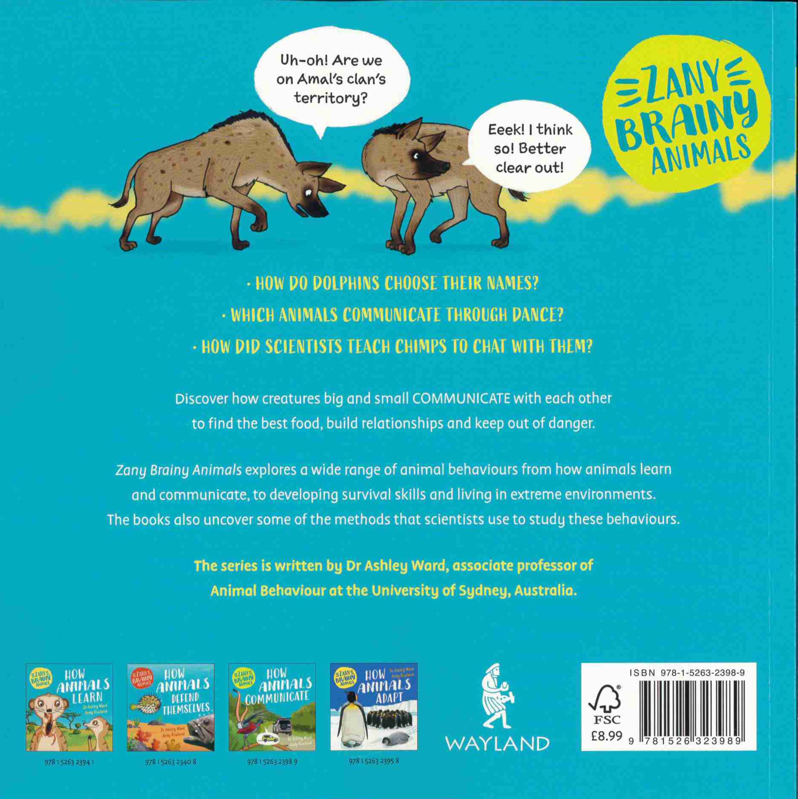 How Animals Communicate back cover