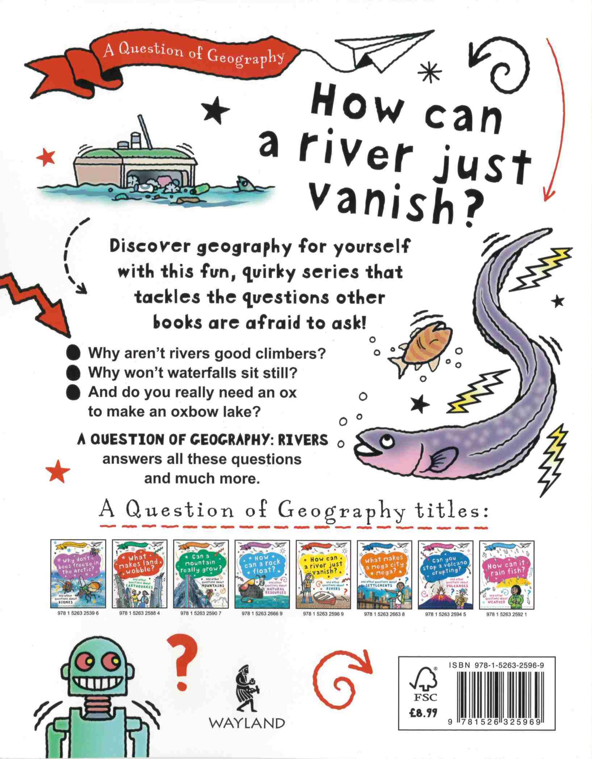 How Can A River just vanish back cover