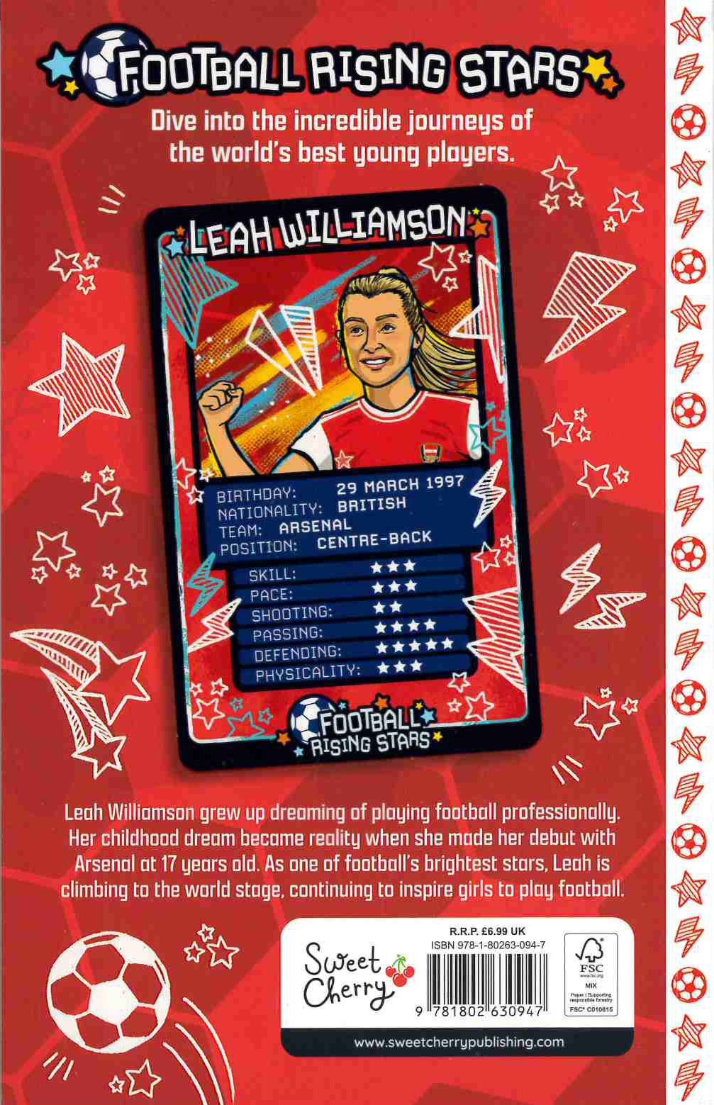 Leah Williamson back cover