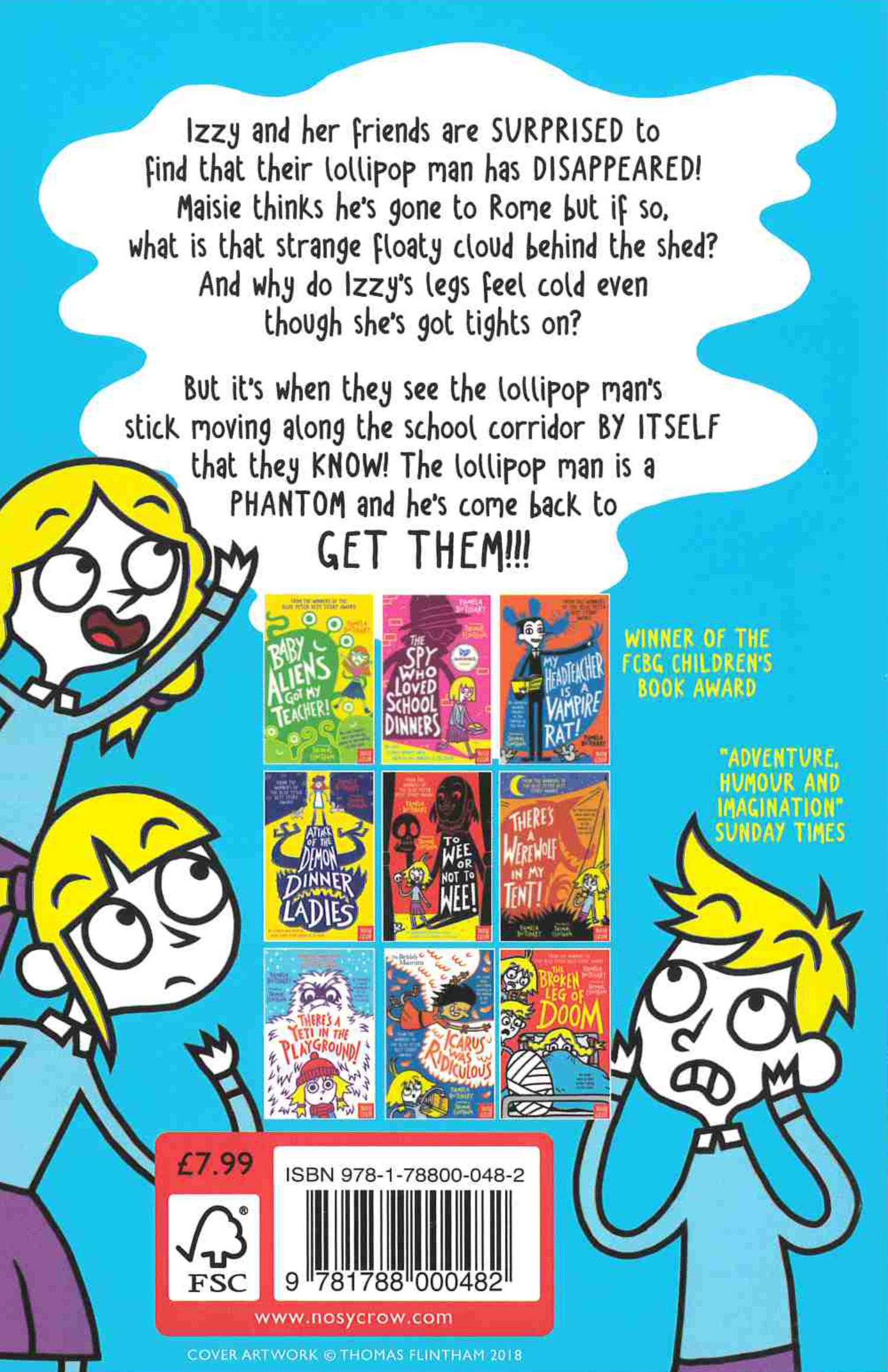 The Phantom Lollipop Man back cover