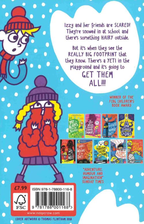There's A Yeti In The Playground back cover
