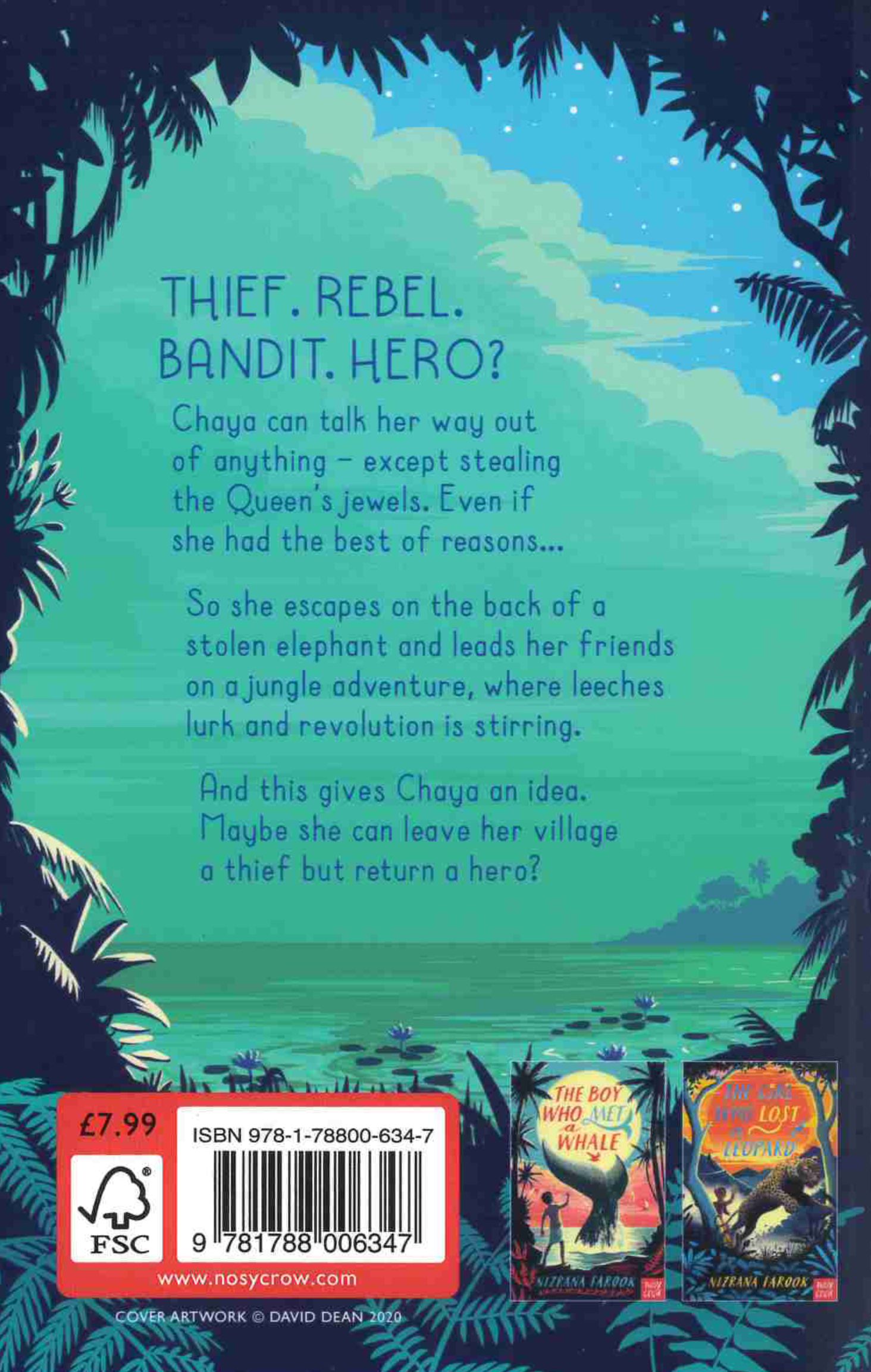 The Girl Who Stole An Elephant (Back Cover)