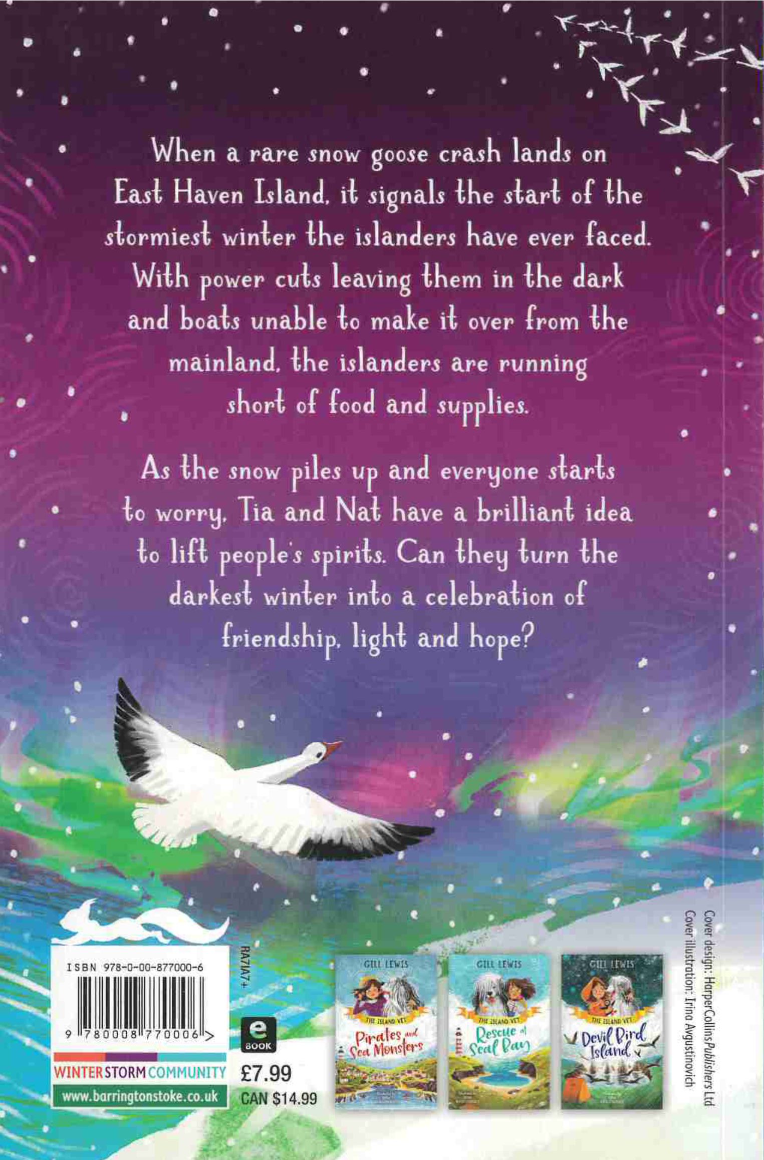 The Winter Snow Goose (back page)