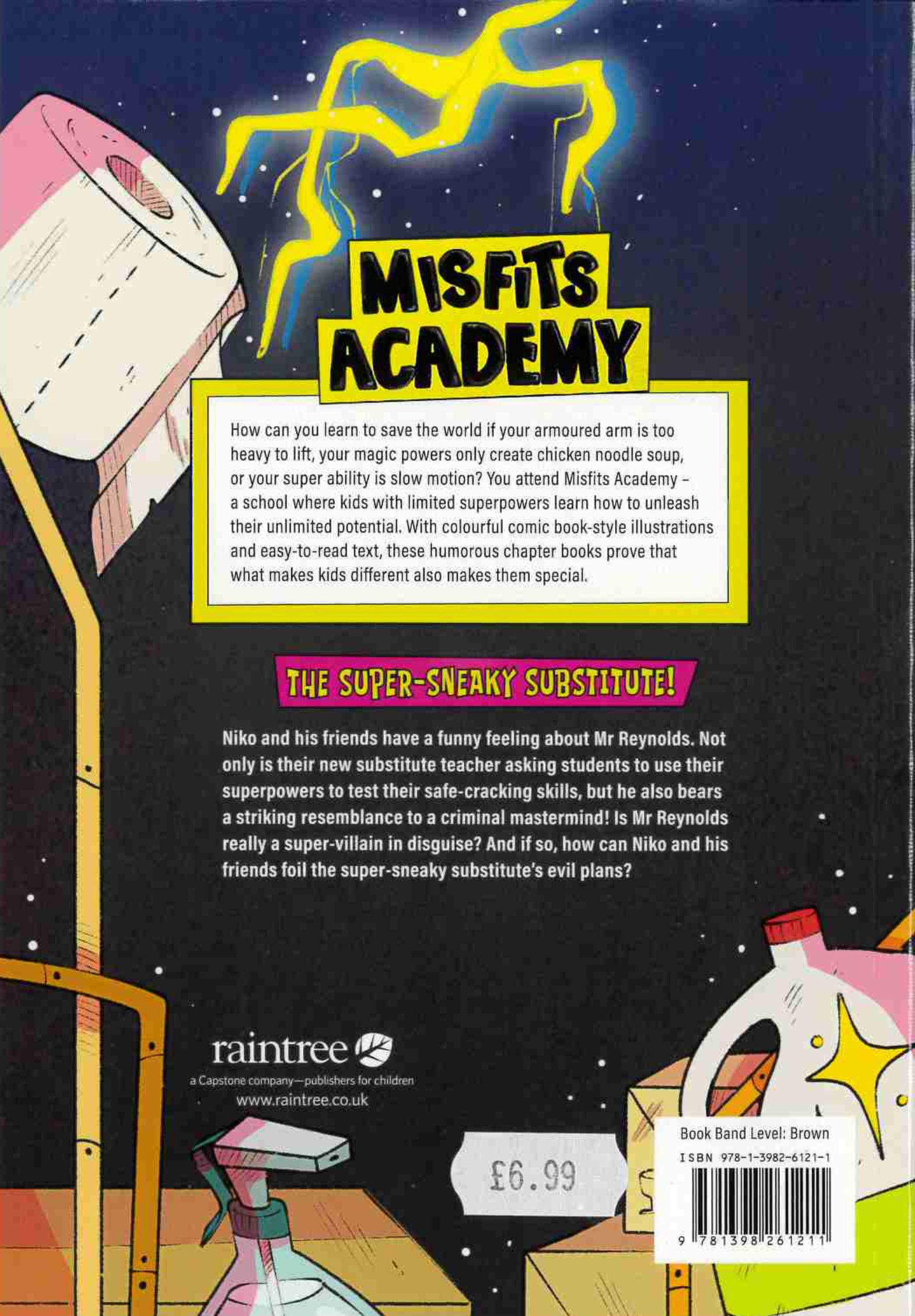 Super Sneaky Substitute back cover