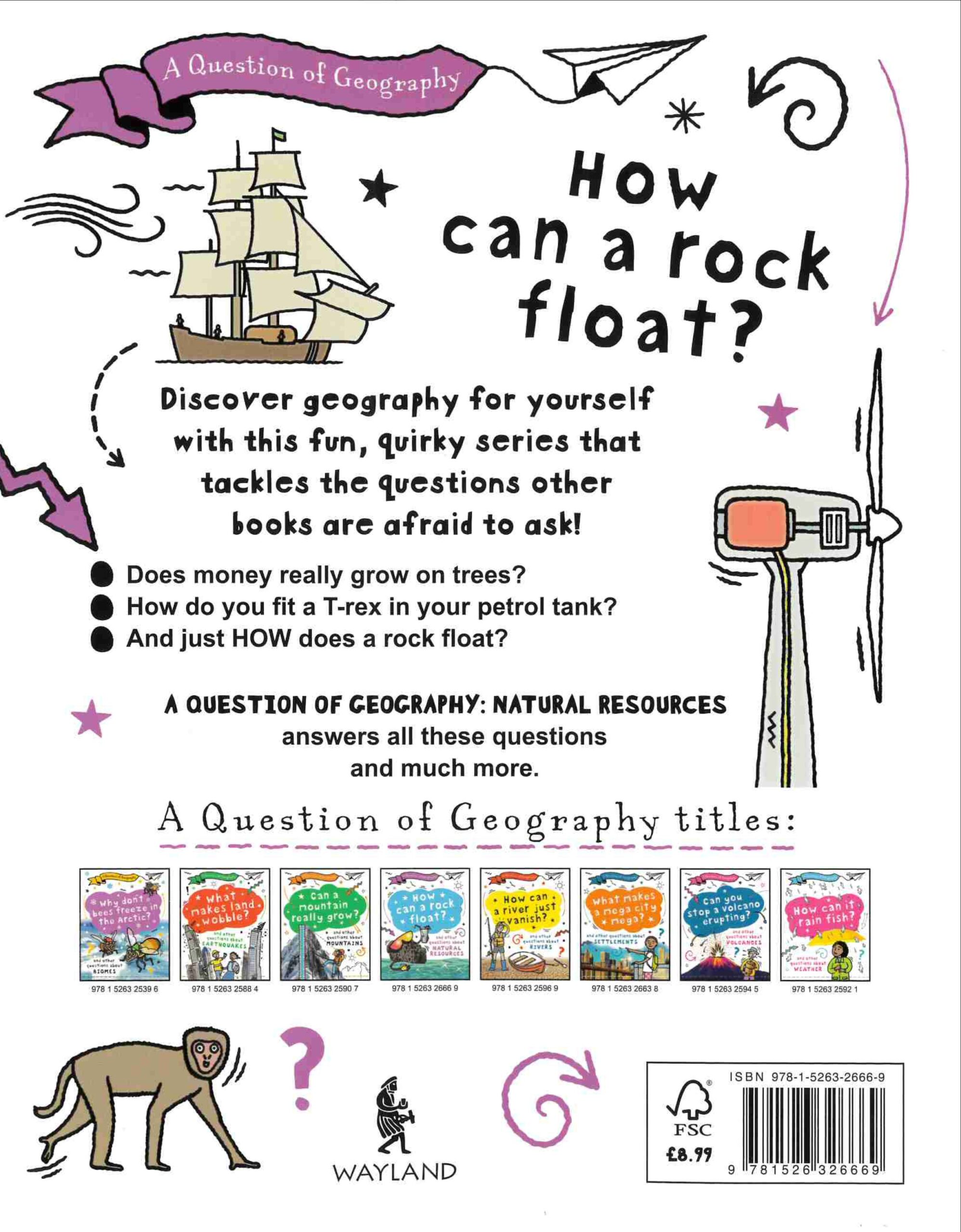 How can a rock float (back cover)