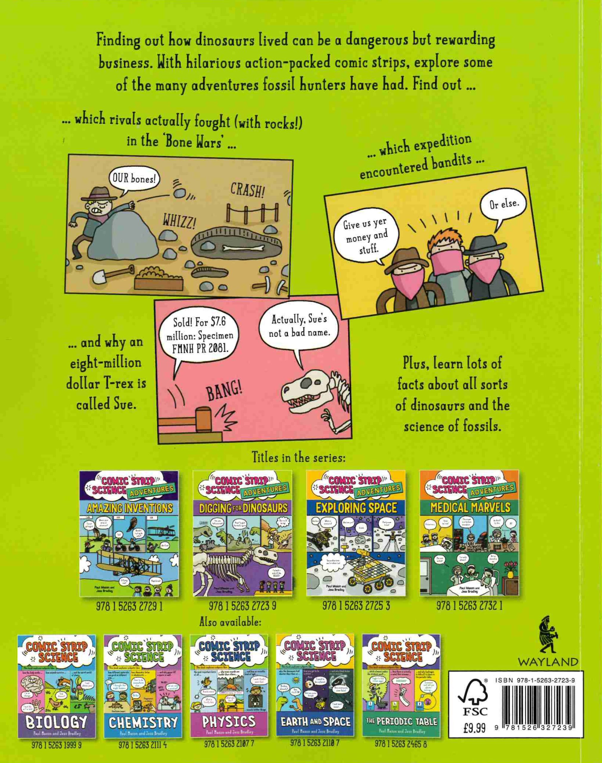 Digging For Dinosaurs back cover