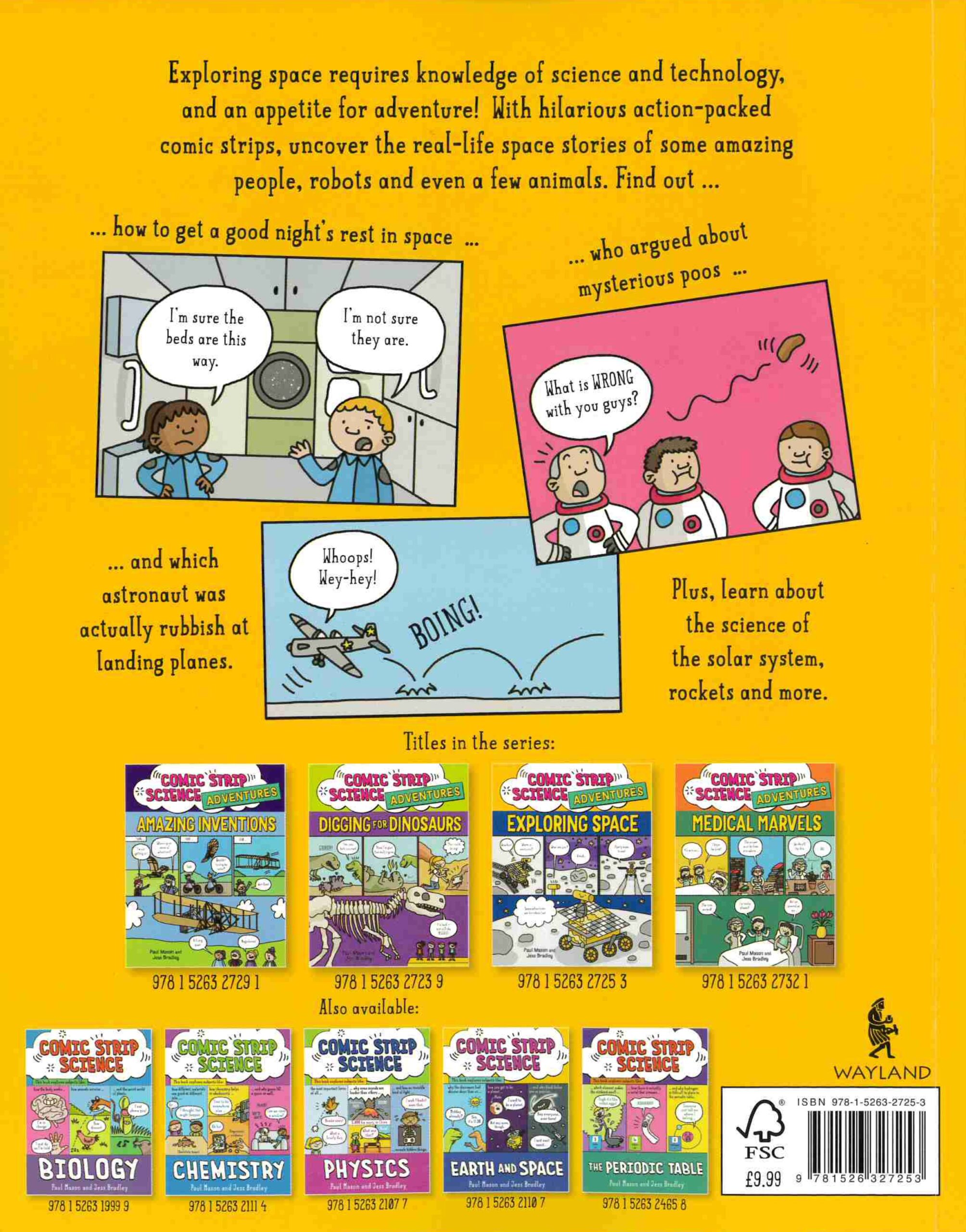 Exploring Space back cover