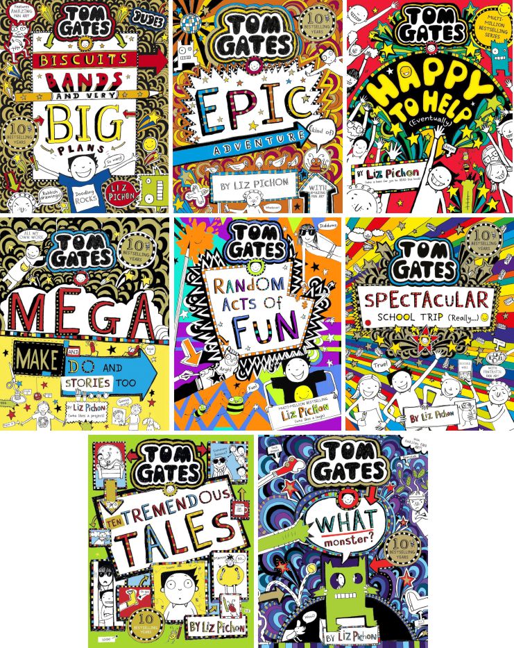 Tom Gates Vol 13- 20 Collection | 8 Books