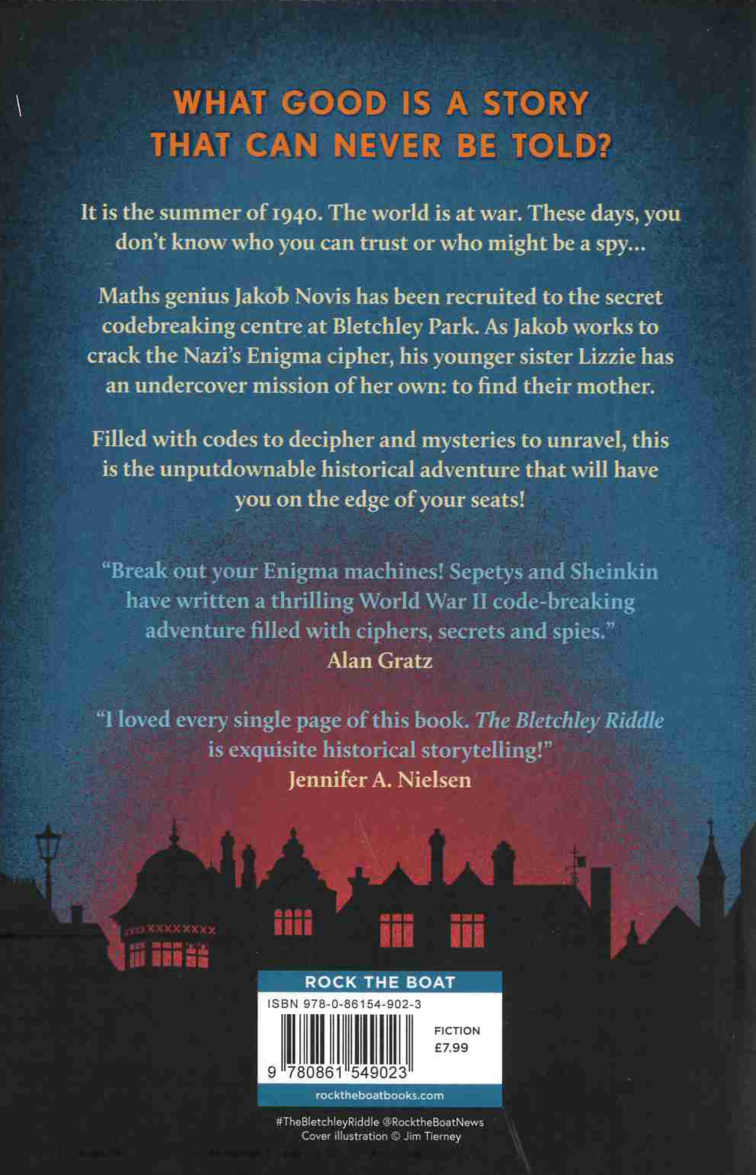 The Bletchley Riddle back cover