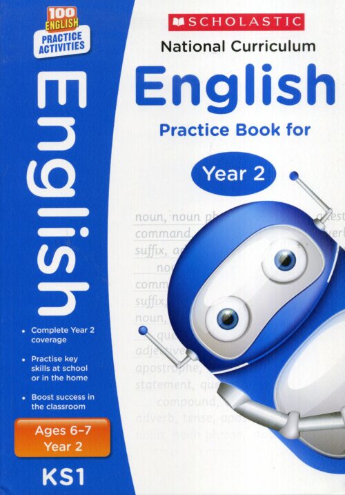 Scholastic English practice book for Year 2