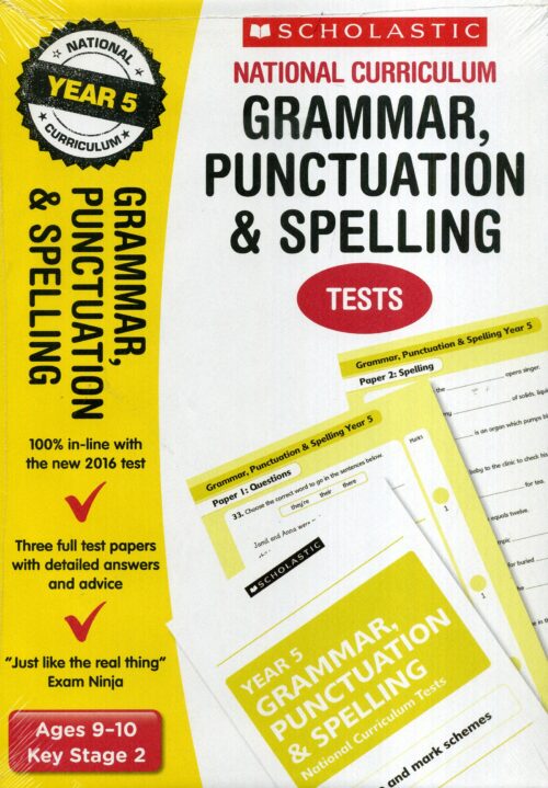 Scholastic Practice Papers for Grammar, Punctuation and Spelling for Year 5