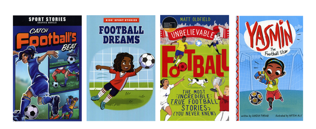 A selection of football books